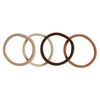 image:imageGoody Ouchless Sweater Hair Ties 8 Ct Warm Tones Gentle Secure amp DamageFree Elastic Bands for All Occasions No Snag or Pull Styling Accessories for Women amp Men For Thick HairMarrn