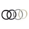 image:imageGoody Ouchless Sweater Hair Ties 8 Ct Warm Tones Gentle Secure amp DamageFree Elastic Bands for All Occasions No Snag or Pull Styling Accessories for Women amp Men For Thick HairBLACK