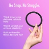 image:imageGoody Ouchless XL amp Extra Thick Hair Elastics  Black Hair Ties for Women No Damage Strong Hold for Thick Hair Curly or Textured Styles  10 Count Gentle amp Secure Ponytail HoldersBlack
