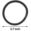 image:imageGoody Ouchless XL amp Extra Thick Hair Elastics  Black Hair Ties for Women No Damage Strong Hold for Thick Hair Curly or Textured Styles  10 Count Gentle amp Secure Ponytail HoldersBlack