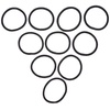 image:imageGoody Ouchless XL amp Extra Thick Hair Elastics  Black Hair Ties for Women No Damage Strong Hold for Thick Hair Curly or Textured Styles  10 Count Gentle amp Secure Ponytail HoldersBlack