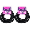 image:imageGoody Ouchless XL amp Extra Thick Hair Elastics  Black Hair Ties for Women No Damage Strong Hold for Thick Hair Curly or Textured Styles  10 Count Gentle amp Secure Ponytail HoldersBlack