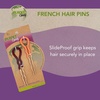 image:imageGoody Planet French Hair Pins  2 Ct Green amp Blue Soft amp Strong Bamboo Fabric Comfortable AllDay Wear PainFree Styling Accessories for Women Men Boys amp Girls All Hair TypesFrench Hair Pins 2 Ct PeachMaroon