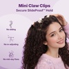 image:imageGoody SlideProof Mini Claw Clips Stylish Secure Grip Small Hair Clips Styling Accessories for All Occasions and All Hair Types Gifts for Women amp Girls White Flowers and Pink 4 CtWhite Flowers  Pink