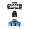 image:imageGoody SlideProof Rectangular Claw Clips 3 Ct  1 Small  2 Large Claw Clips Cool Tones Styling Accessories with Secure Grip Hair Accessories for Women amp Men For All Occasions All Hair TypesBlackBlueMulti Rectangle Claw