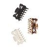 image:imageGoody SlideProof Rectangular Claw Clips 3 Ct  1 Small  2 Large Claw Clips Cool Tones Styling Accessories with Secure Grip Hair Accessories for Women amp Men For All Occasions All Hair TypesTortCreamBlack Large Claw