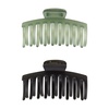 image:imageGoody SlideProof Rectangular Claw Clips 3 Ct  1 Small  2 Large Claw Clips Cool Tones Styling Accessories with Secure Grip Hair Accessories for Women amp Men For All Occasions All Hair TypesGreenBlack Large Claw