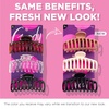 image:imageGoody SlideProof Rectangular Claw Clips 3 Ct  1 Small  2 Large Claw Clips Cool Tones Styling Accessories with Secure Grip Hair Accessories for Women amp Men For All Occasions All Hair TypesTortClearBlack Large Claw