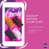 image:imageGoody SlideProof Rectangular Claw Clips 3 Ct  1 Small  2 Large Claw Clips Cool Tones Styling Accessories with Secure Grip Hair Accessories for Women amp Men For All Occasions All Hair TypesNeutrals Medium Claw