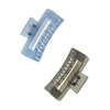 image:imageGoody SlideProof Rectangular Claw Clips 3 Ct  1 Small  2 Large Claw Clips Cool Tones Styling Accessories with Secure Grip Hair Accessories for Women amp Men For All Occasions All Hair TypesBlackBlue Rectangle Claw