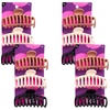 image:imageGoody SlideProof Rectangular Claw Clips 3 Ct  1 Small  2 Large Claw Clips Cool Tones Styling Accessories with Secure Grip Hair Accessories for Women amp Men For All Occasions All Hair TypesTortClearBlack Large Claw