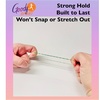 image:imageGoody Sport Ouchless Forever Polyband Hair Ties 150 Ct TwoTone 2X Stronger SlideProof SportLevel Grip for Active Lifestyles EasyGlide Styling Accessories for Women amp Men All Hair Types150 Count Pack of 1