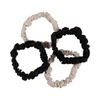 image:imageGoody Sport Ouchless Thin Scrunchies  4 Ct Gray amp Black SportLevel Grip for Workouts SweatWicking No Damage Hair Ties All Hair TypesGray Black