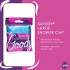 image:imageGoody Styling Essentials Shower Cap 3 Count  Protect Your Hairstyle While Remaining Comfortable  Made With Durable And Waterproof Materials  Hair Accessories For Men Women Boys And GirlsColors May Vary Blue  Green  or Turq
