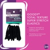 image:imageGoody Total Texture Super Stretch Elastics15 Count Brown Suitable for All Hair Types Ouchless PainFree Hair Accessories for Women Men Boys amp Girls All Day Comfort Wont Break or SnagNegro 