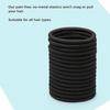image:imageGoody Ultimate Daily Elastics Kit 48Count  Ouchless NoDamage Hair Ties for Women amp Men  30 Black Elastics  10 Neutral Seamless  8 Black Seamless Ponytail Holders for All Hair Types