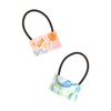 image:imageGoody X Sophia Yeshi Hair Ties Ouchless Hold Cuff Elastic Bands Secure Damage Free Dress Up Bun or Ponytail Trendy Styling Accessories for Women amp Men All Hair Types Printed Multicolor 2 Ct