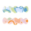 image:imageGoody X Sophia Yeshi Stay Tight Hair Barrettes NonSlip Barrettes for Women Girls amp Family Versatile Stylling Accessories for Women Clips for All Hair Types Multicolor Print 2 Ct2 Count  004 Pound