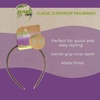 image:imagePlanet Goody Classic SlideProof Headbands 2ct Black and RustBlack and Rust