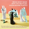 image:imagePlanet Goody Ocean Rescue Vented Paddle Brush  Black Detangling Brush for All Hair Types Flexible Bristles Ouchless Design Speeds Up Drying Ideal for Wet or Dry Hair amp StylingTeal