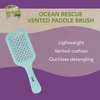image:imagePlanet Goody Ocean Rescue Vented Paddle Brush  Black Detangling Brush for All Hair Types Flexible Bristles Ouchless Design Speeds Up Drying Ideal for Wet or Dry Hair amp StylingTeal