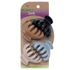 image:imageGOODY Planet Spider Claw Hair Clip 4Count  Assorted Bright Colors  Medium to Long Hair  Longlasting amp Will Not Slip  PainFree Hair Accessories for Women Men Boys amp Girls  All Hair TypesSpider Claw Clip 4 Ct Neutral