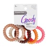 image:imageGoody Dentless Spiral Hair Ties Hair Coils  5 Ct Warm Tones Phone Cord Hair Ties Secure Hold Jelly Bands for All Occasions Hair Accessories for Women amp Men For MediumThick Hair