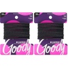 image:imageGoody Nonslip Womens Elastic Hair Tie Black  4MM for Medium Hair Ouchless PainFree Hair Accessories for Women Perfect for Long Lasting Braids Ponytails and More 10 Count Pack of 1Black 10 Ct Thick Hair