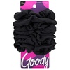 image:imageGoody Ouchless Jersey Scrunchies  8 Ct Assorted Neon Rainbow Tones DamageFree Dentless amp Secure Hold Hair Ties Gentle Hair Accessories for Women amp Men All Day Comfort All Hair TypesBlack