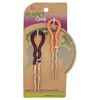 image:imageGoody Planet French Hair Pins  2 Ct Green amp Blue Soft amp Strong Bamboo Fabric Comfortable AllDay Wear PainFree Styling Accessories for Women Men Boys amp Girls All Hair TypesFrench Hair Pins 2 Ct PeachMaroon