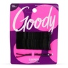 image:imageGoody SlideProof Bobby Pins  50 Ct Metallic Blonde High Gloss Bobby Hair Pins for Styling Lock In Style Comfortable PainFree Hair Accessories for Women amp Men All Hair TypesBlack