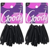 image:imageGoody Super Stretch Thick Hair Black Elastics 15CT15 Count Pack of 2