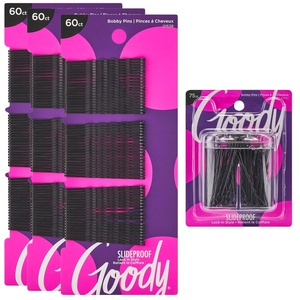 image:imageGoody 255Piece Black Bobby Pin Kit with Magnetic Holder  UltraStrong AllDay Hold for Thick Thin amp Curly Hair  TangleFree Salon Quality Hair Pins for Updos Everyday Styling amp Events