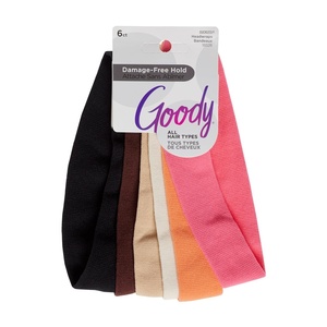 image:imageGoody Basic Head Wraps  6 Ct Warm Tones DamageFree Hold AllDay Comfort Soft amp Stretchy Head Wraps for Women amp Men Secure Grip Bandeau Headwear for All Occasions All Hair TypesWarm Tones