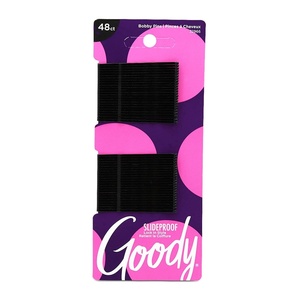 image:imageGoody Metallic Bobby Pins  50 Count Black  2 Inch Pins for Secure and Painless Hairstyling on All Hair TypesBlack