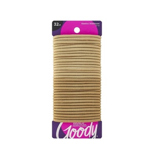 image:imageGoody Ouchless Elastic Hair Tie  32 Count Blonde  4MM for Medium Hair  Slideproof PainFree Hair Accessories for Men Women Boys and Girls  Perfect for Long Lasting Braids Ponytails and More32 Count Pack of 1