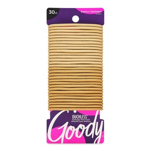 image:imageGoody Ouchless Elastic Hair Ties 30 Ct Blone 4MM Rubber Bands PainFreeBlonde