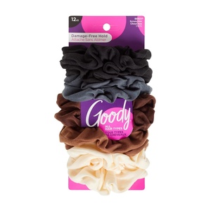 image:imageGoody Ouchless Scrunchies for Women  12 Ct Assorted Neutral Tones DamageFree amp Secure Hold Hair Ties Gentle Hair Accessories for Women amp Men All Day Comfort All Hair TypesNeutral Tones