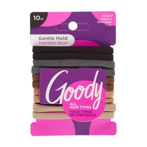 image:imageGoody Ouchless Seamless Hair Elastics 10 CtWarm Tones DamageFree Gentle Hold Ties No Snag or Pull For All Occasions Chic Styling Accessories for Women amp Men All Hair TypesNeutrals