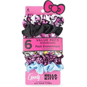 image:imageGoody Planet Goody Ouchless Hair Scrunchie  3 Count Assorted Camilla Stripe  Hair Accessories for Women and GirlsScrunchies 6 Ct