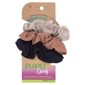 image:imageGoody Planet Ouchless Womens Hair Scrunchie 3 Count Assorted Neutral Colors Suitable for All Hair Types PainFree Accessories for Women Create Long Lasting Braids amp Ponytails3 Count Pack of 1