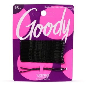 image:imageGoody SlideProof Bobby Pins  50 Ct Metallic Blonde High Gloss Bobby Hair Pins for Styling Lock In Style Comfortable PainFree Hair Accessories for Women amp Men All Hair TypesBlack