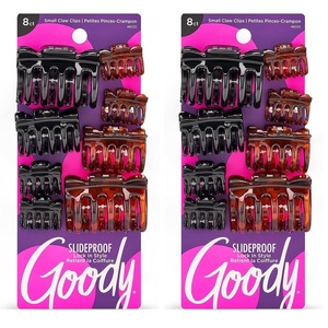 image:imageGoody SlideProof Classics Claw Clips 8 Ct Assorted Sizes amp Colors Lock in Style with Secure Grip Chic Hair Accessories for Women amp Men For All Occasions amp All Hair Types8 Count Pack of 2
