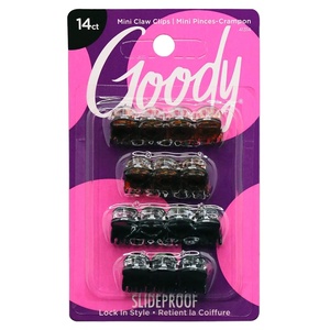 image:imageGoody SlideProof Classics Mini Claw Clips  15 Ct Assorted Neutrals Hair Styling Accessories with Secure Grip Chic Hair Accessories for Women amp Men For All Occasions All Hair TypesBlack Tort