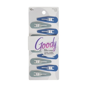 image:imageGoody Snap amp Go Metal Contour Clips 10 Count Warm Tones Snap Clips Suitable for All Hair Types PainFree Hair Accessories for Women Men and Kids All Day ComfortCool Tones