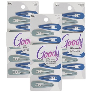 image:imageGoody Snap amp Go Metal Contour Clips 10 Count Warm Tones Snap Clips Suitable for All Hair Types PainFree Hair Accessories for Women Men and Kids All Day Comforttonos fros