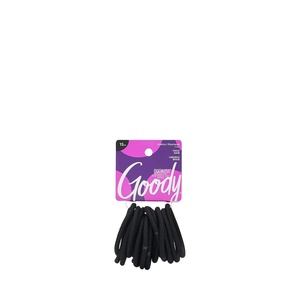 image:imageGoody Super Stretch Thick Hair Black Elastics 15CT15 Count Pack of 1