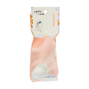 image:imageGoody X Sophia Yeshi Ouchless Satin Scarf for Hair Lightweight Smooth Daily Wear Head Scarf Styling Accessories for Men amp Women All Hair Types Beautiful Bold Print