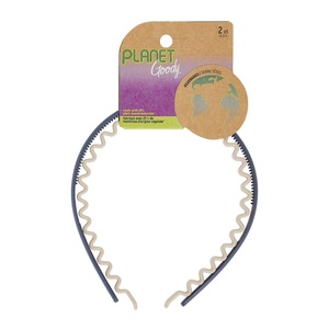 image:imagePlanet Goody Classic SlideProof Headbands 2ct Black and RustOatmeal and Navy