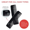 image:imageGoody Ace Classic Bobby Pocket and Purse Comb  5 Inch Black Durable amp Flexible Teeth Suitable for All Hair Types Fine Comb Teeth for Thin to Medium Hair5 Inch Pack of 5
